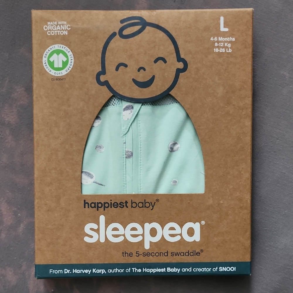 Happiest Baby Sleeppea Swaddle in Mint